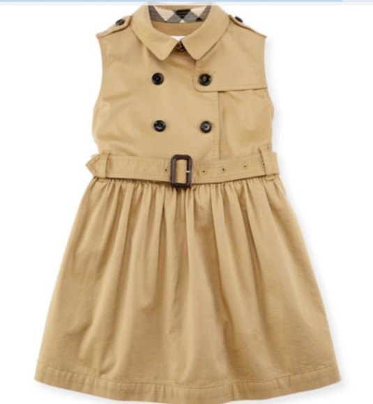 Burberry Amber Trench Dress Size 4Y - Picture 2 of 14